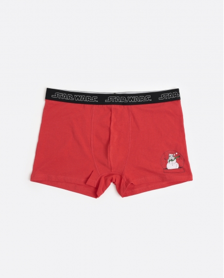 STAR WARS Calzoncillo/Boxer Snowtrooper Caja Regalo para Hombre, (Caja 12 unidades) ROJO