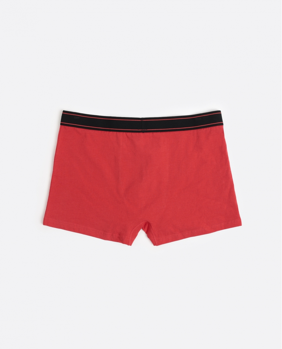 ADMAS Calzoncillo/Boxer Maleta para Hombre, (Caja 12 unidades) ROJO