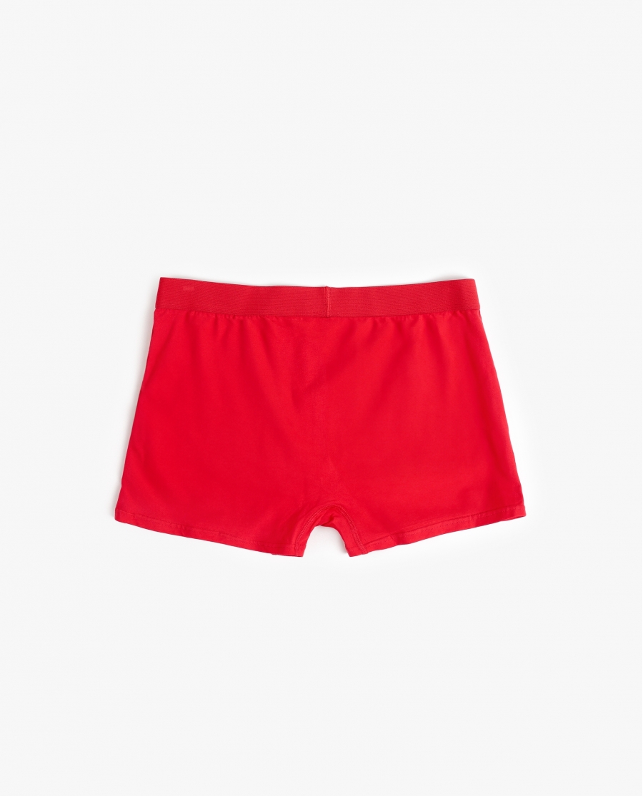 ADMAS Calzoncillo/Boxer Beermas para Hombre, (Caja 12 unidades) ROJO