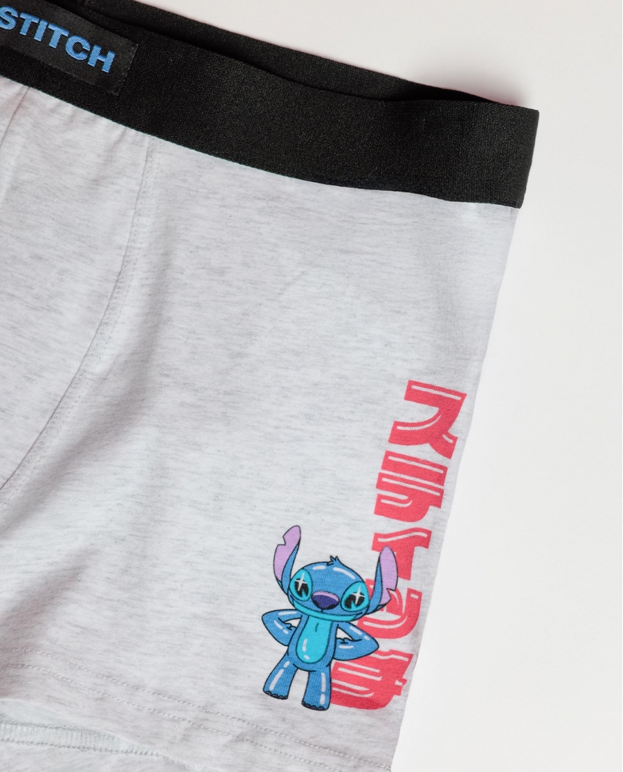 DISNEY Calzoncillo/Boxer Stitch Anime para Hombre, (Caja de 2 unidades) PACK FANTASIA