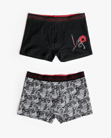 STAR WARS Calzoncillo/Boxer Darth Vader Graffiti  para Hombre, (Caja de 2 unidades) PACK FANTASIA