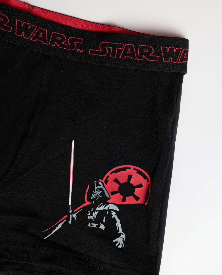 STAR WARS Calzoncillo/Boxer Darth Vader Graffiti  para Hombre, (Caja de 2 unidades) PACK FANTASIA