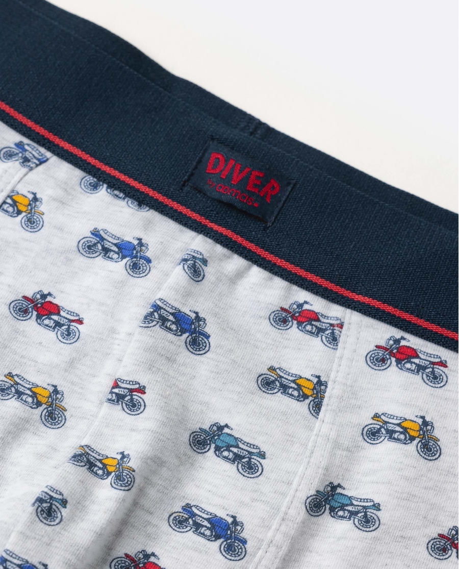 DIVER Calzoncillo/Boxer Race para Hombre, (Caja de 2 unidades) PACK FANTASIA