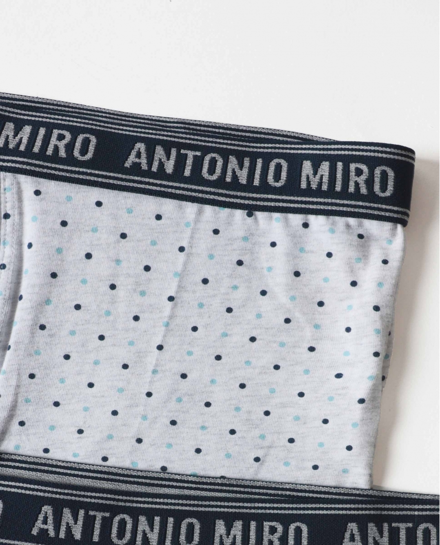 ANTONIO MIRO Calzoncillo/Boxer Dots para Hombre, (Caja de 2 unidades) PACK FANTASIA