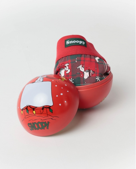 PEANUTS Calzoncillo/Boxer Reindeer Crossing para Hombre ROJO 2