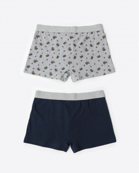 STAR WARS MANDALORIAN Calzoncillo/Boxer Grogu para Hombre, (Caja de 2 unidades) PACK FANTASIA 2