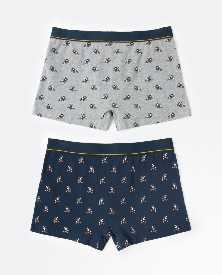 DISNEY Calzoncillo/Boxer Pixel Classic  para Hombre, (Caja de 2 unidades) PACK FANTASIA