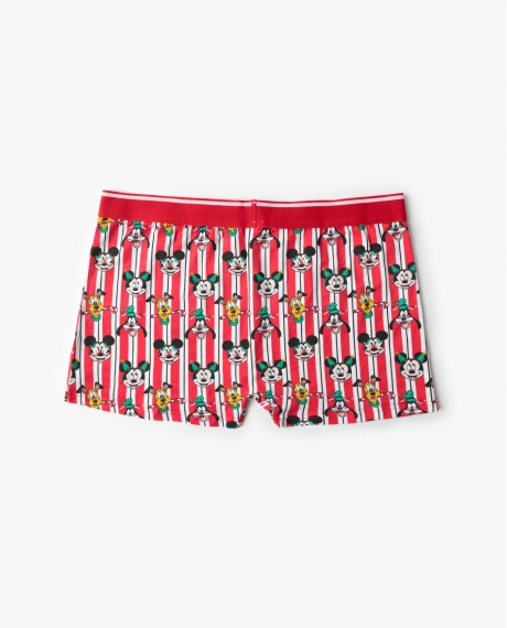 DISNEY Calzoncillo/Boxer Party Friends Caja Metal Regalo para Niño, (Caja 12 unidades) ROJO