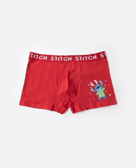 DISNEY Calzoncillo/Boxer Happy Holidays Caja Metal Regalo para Hombre ROJO