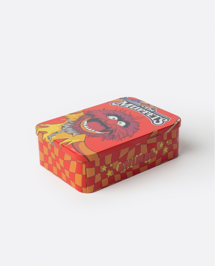 DISNEY Calzoncillo/Boxer Animal Crew Caja Metal Regalo para Hombre, (Caja 12 unidades) NEGRO