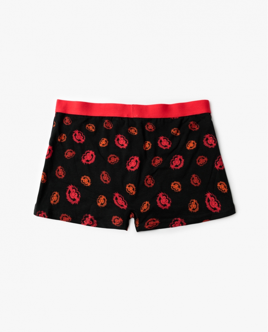 DISNEY Calzoncillo/Boxer Animal Crew Caja Metal Regalo para Hombre, (Caja 12 unidades) NEGRO