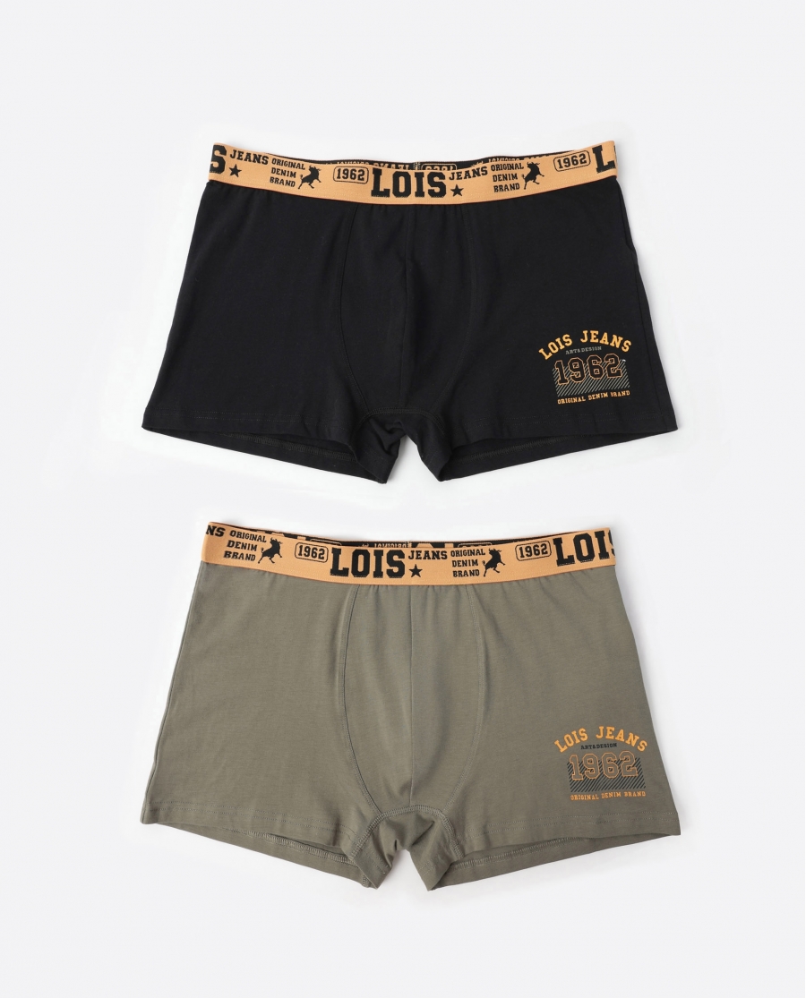 LOIS Calzoncillo/Boxer Star para Hombre, (Caja de 2 unidades) PACK FANTASIA