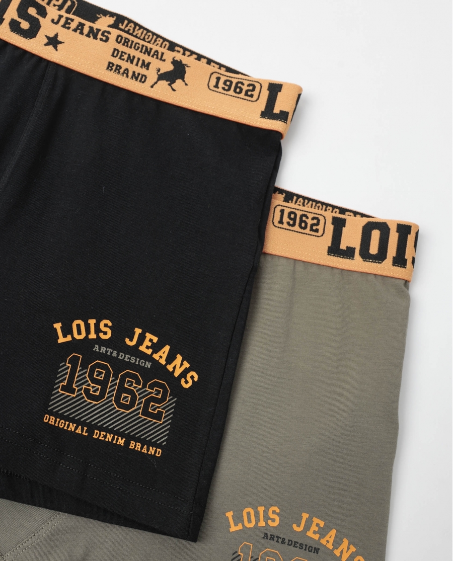 LOIS Calzoncillo/Boxer Star para Hombre, (Caja de 2 unidades) PACK FANTASIA