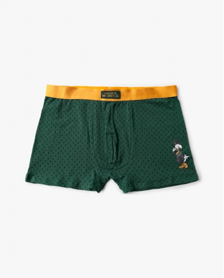 DISNEY Calzoncillo/Boxer McDuck Rich Caja Regalo para Hombre, (Caja 12 unidades) VERDE