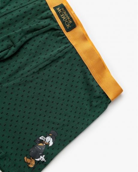DISNEY Calzoncillo/Boxer McDuck Rich Caja Regalo para Hombre, (Caja 12 unidades) VERDE 2