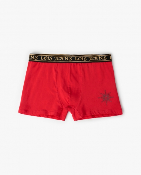 LOIS Calzoncillo/Boxer Cofre Caja Regalo para Hombre ROJO