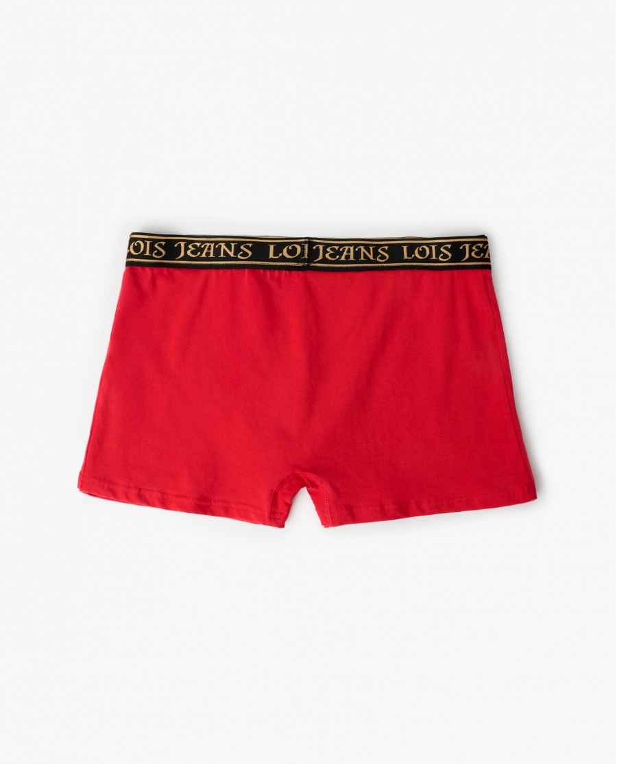 LOIS Calzoncillo/Boxer Cofre Caja Regalo para Hombre ROJO
