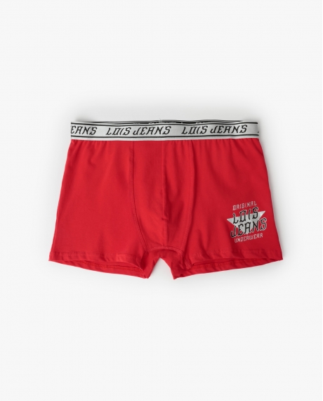 LOIS Calzoncillo/Boxer Petaca Caja Regalo para Hombre, (Caja 12 unidades) ROJO