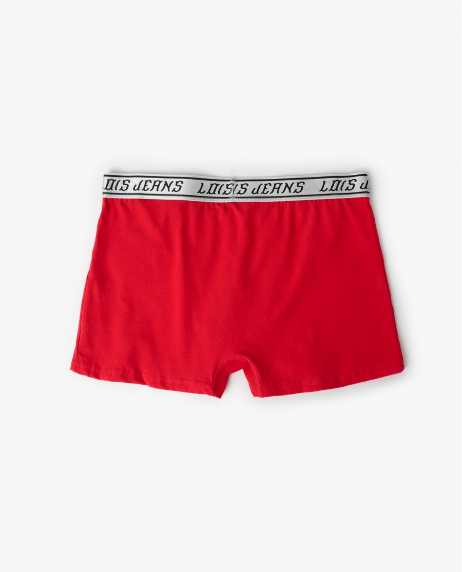LOIS Calzoncillo/Boxer Petaca Caja Regalo para Hombre, (Caja 12 unidades) ROJO