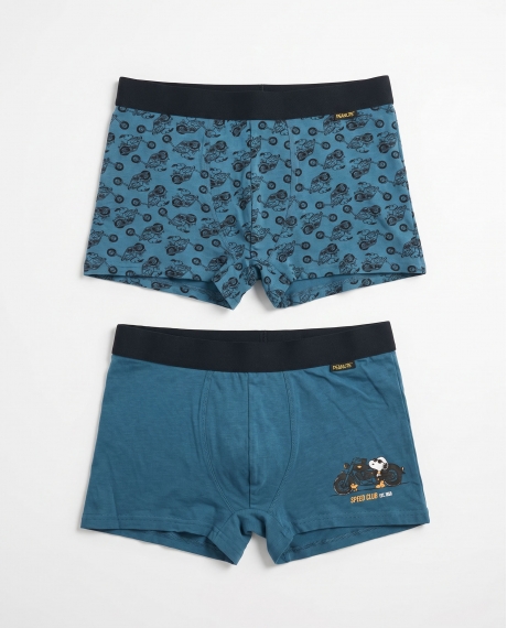 PEANUTS Calzoncillo/Boxer Speed Club para Hombre, (Caja de 2 unidades) PACK FANTASIA