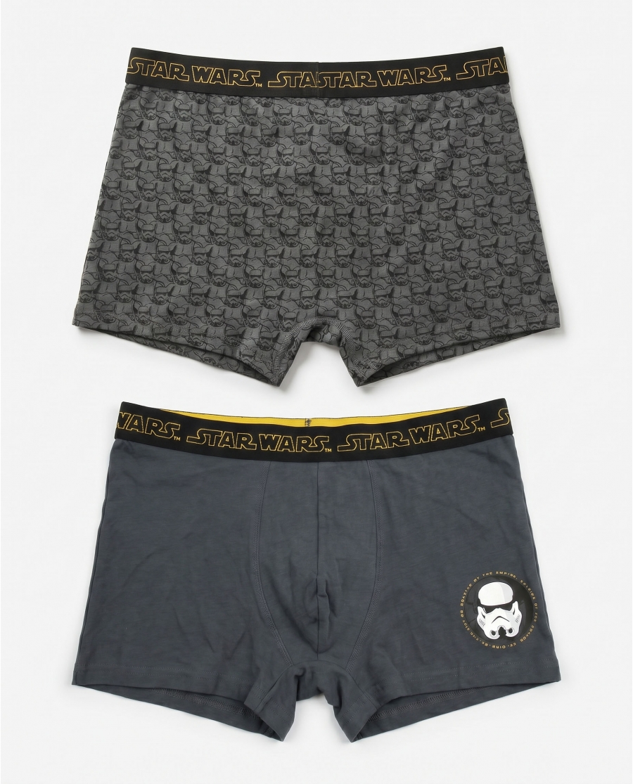 STAR WARS Calzoncillo/Boxer Empire Soldier para Hombre, (Caja de 2 unidades) PACK FANTASIA