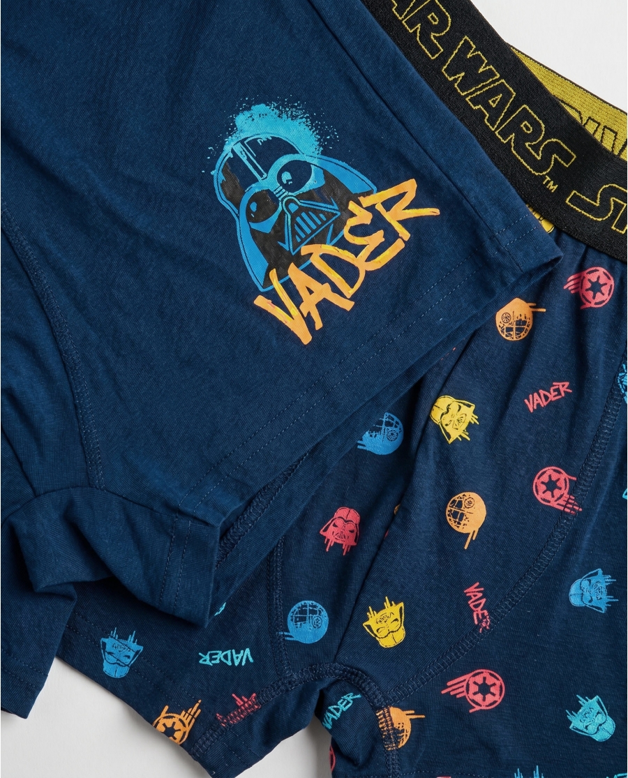 STAR WARS Calzoncillo/Boxer Rule the Galaxy para Hombre, (Caja de 2 unidades) PACK FANTASIA