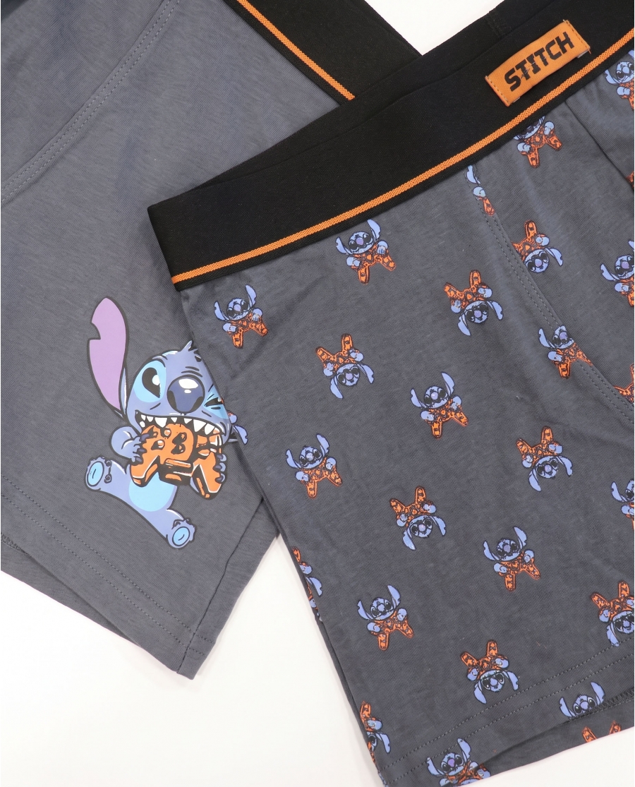 DISNEY Calzoncillo/Boxer Stitch Arcade para Hombre, (Caja de 2 unidades) PACK FANTASIA