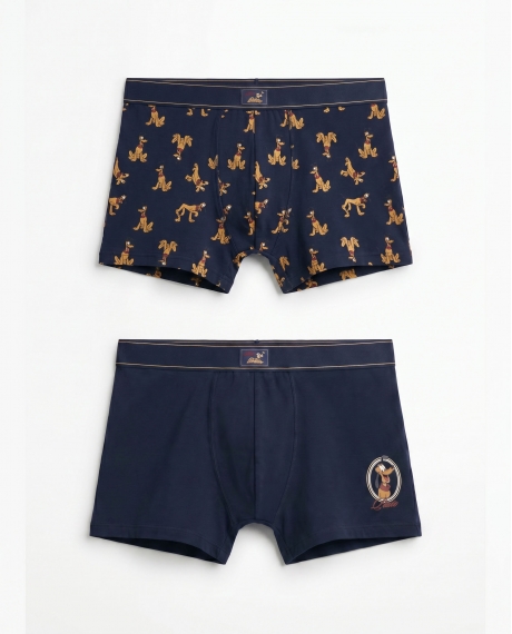 DISNEY Calzoncillo/Boxer Pluto Stay Pawsome para Hombre, (Caja de 2 unidades) PACK FANTASIA