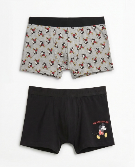 DISNEY Calzoncillo/Boxer Mickey Disney Studios para Hombre, (Caja de 2 unidades) PACK FANTASIA