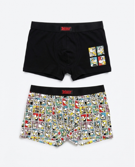 ASTERIX Calzoncillo/Boxer Asterix para Hombre, (Caja de 2 unidades) PACK FANTASIA