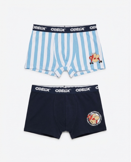 ASTERIX Calzoncillo/Boxer Obelix para Hombre, (Caja de 2 unidades) PACK FANTASIA