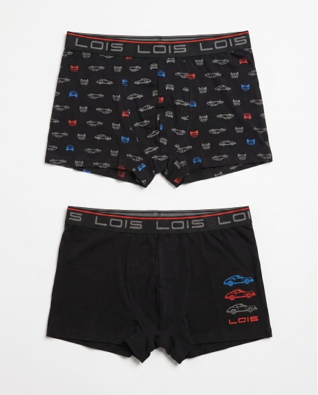 LOIS Calzoncillo/Boxer Racing para Hombre, (Caja de 2 unidades) PACK FANTASIA