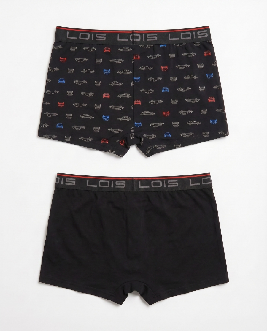 LOIS Calzoncillo/Boxer Racing para Hombre, (Caja de 2 unidades) PACK FANTASIA