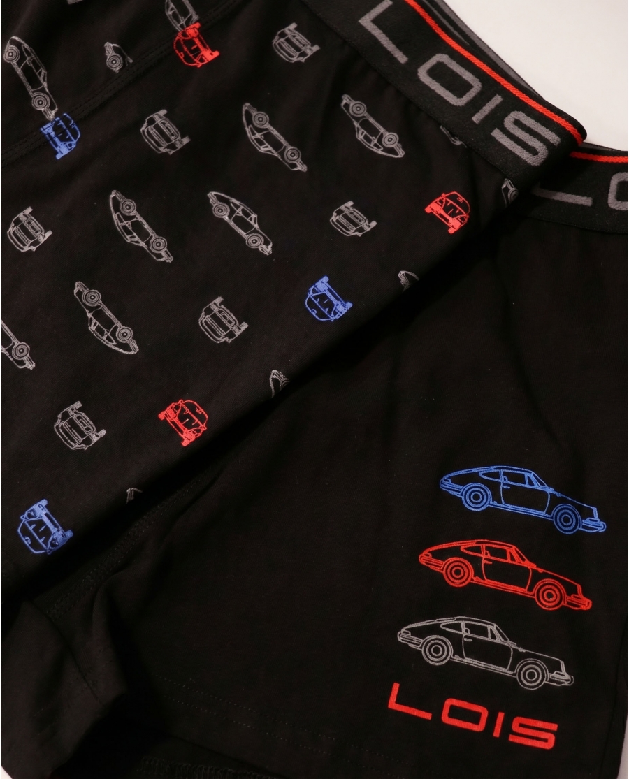 LOIS Calzoncillo/Boxer Racing para Hombre, (Caja de 2 unidades) PACK FANTASIA