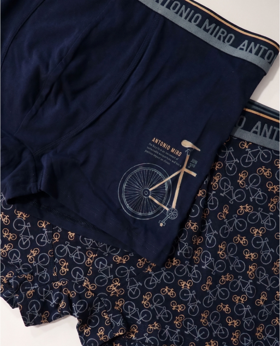 ANTONIO MIRO Calzoncillo/Boxer Bike para Hombre, (Caja de 2 unidades) PACK FANTASIA