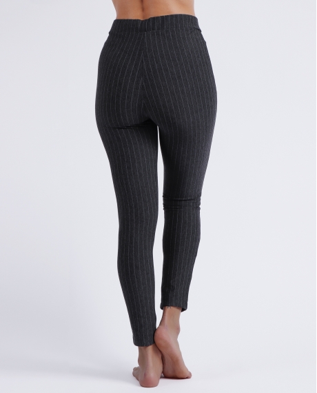ADMAS Pantalón Elástico Largo Raya Diplomática para Mujer GRIS 2