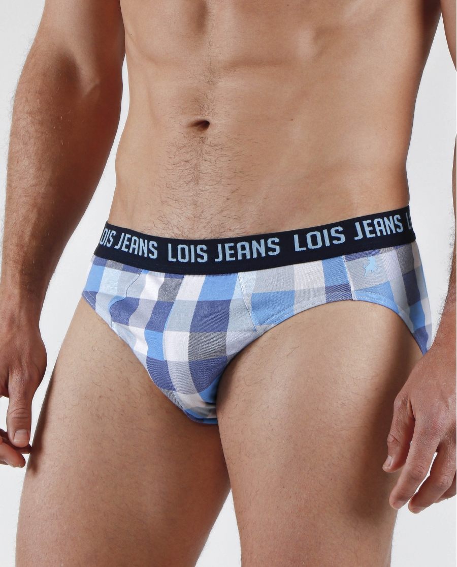 LOIS Calzoncillo/Slip Jeans VIP para Hombre, (Caja de 2 unidades) PACK FANTASIA