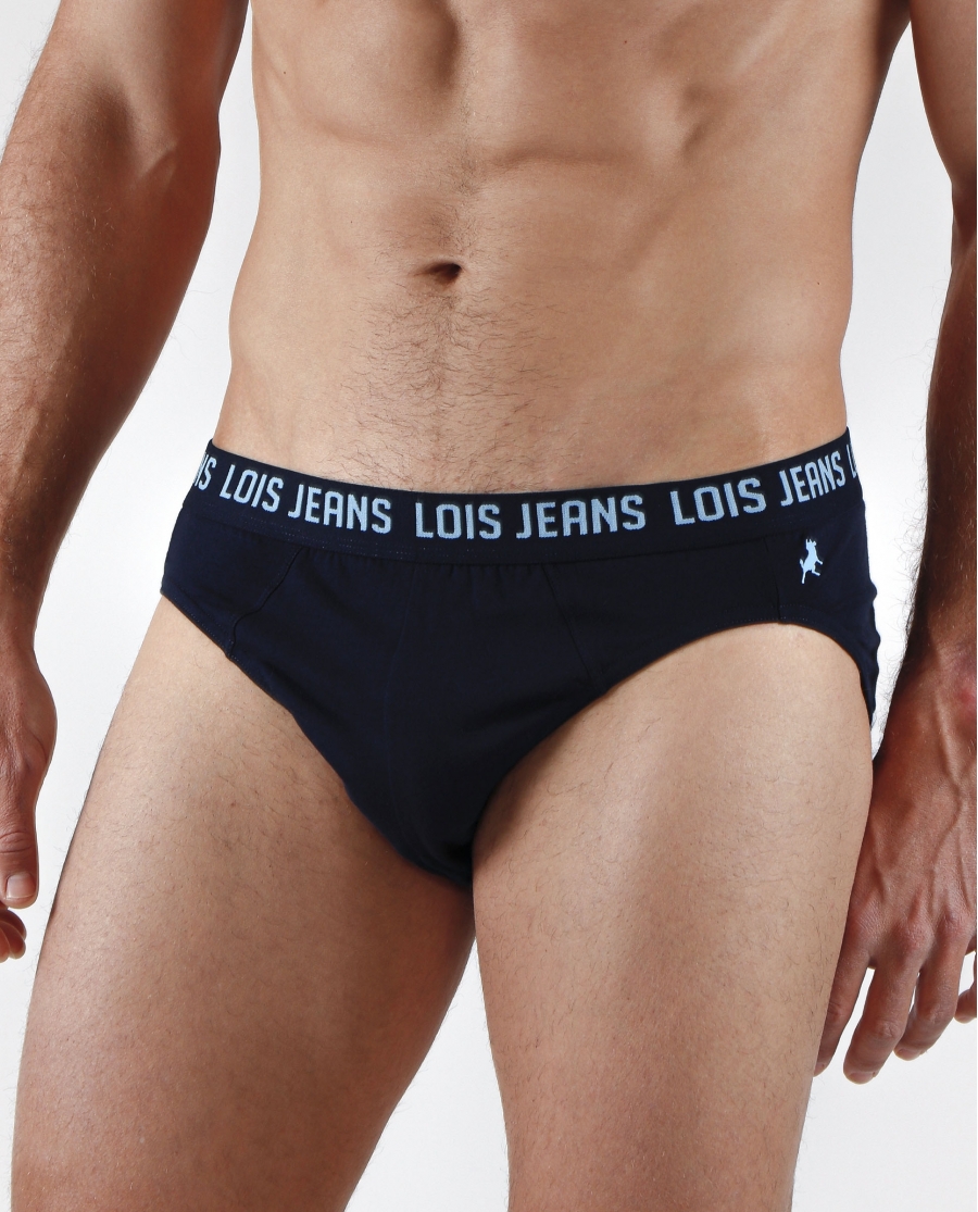 LOIS Calzoncillo/Slip Jeans VIP para Hombre, (Caja de 2 unidades) PACK FANTASIA