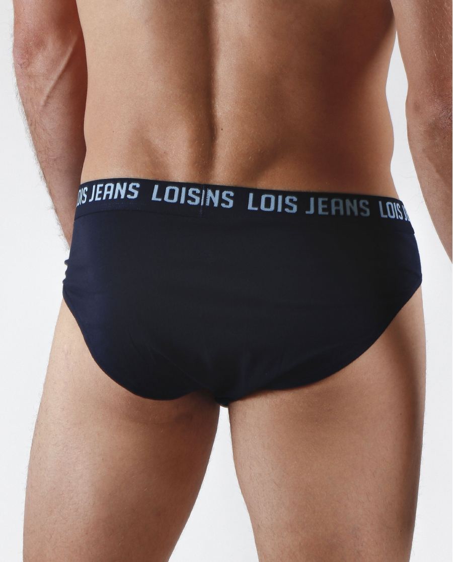 LOIS Calzoncillo/Slip Jeans VIP para Hombre, (Caja de 2 unidades) PACK FANTASIA