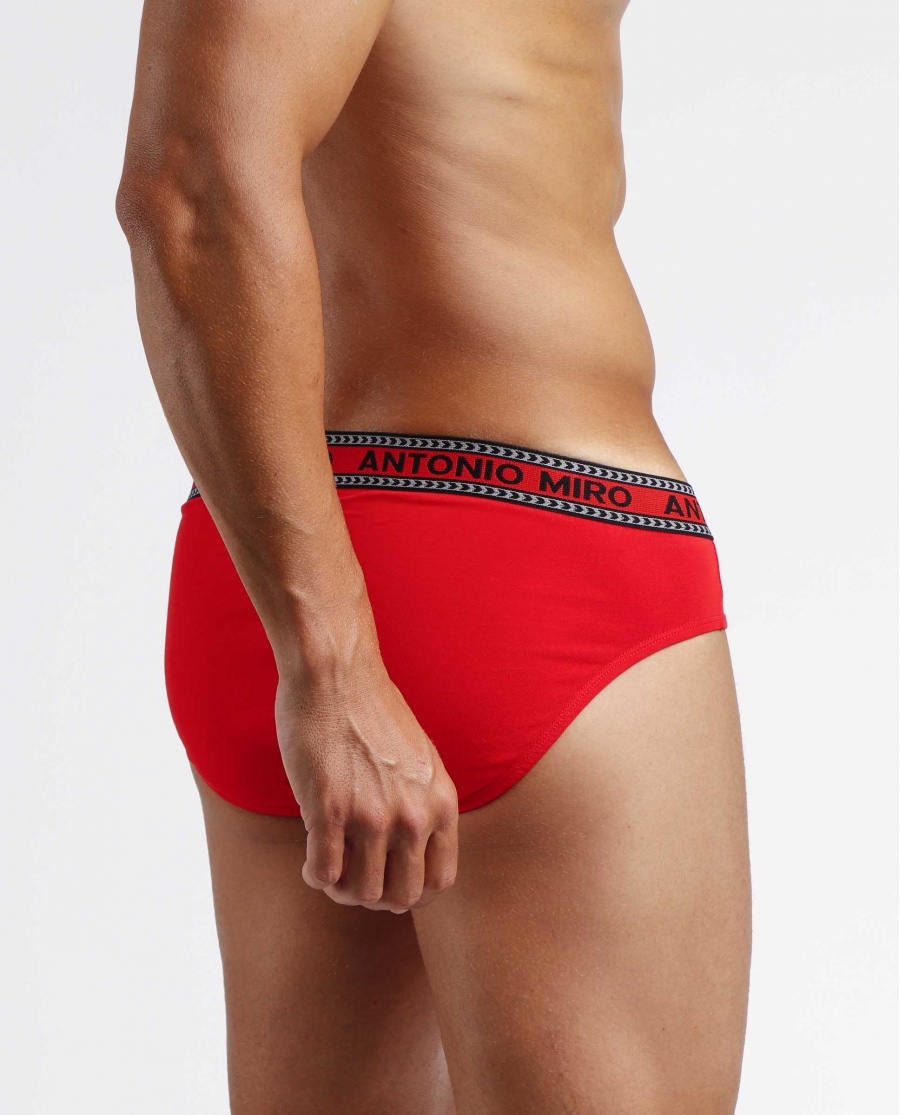 ANTONIO MIRO Calzoncillo/Slip Bike Ride Taza Regalo para Hombre, (Caja 12 unidades) ROJO