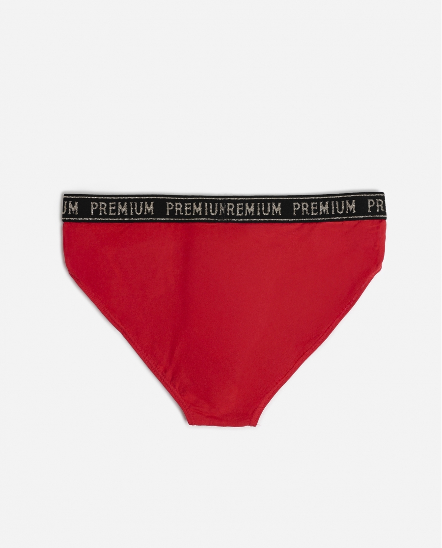 ADMAS Calzoncillo/Slip Barril Wine para Hombre, (Caja 12 unidades) ROJO