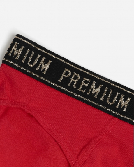ADMAS Calzoncillo/Slip Barril Wine para Hombre, (Caja 12 unidades) ROJO 2