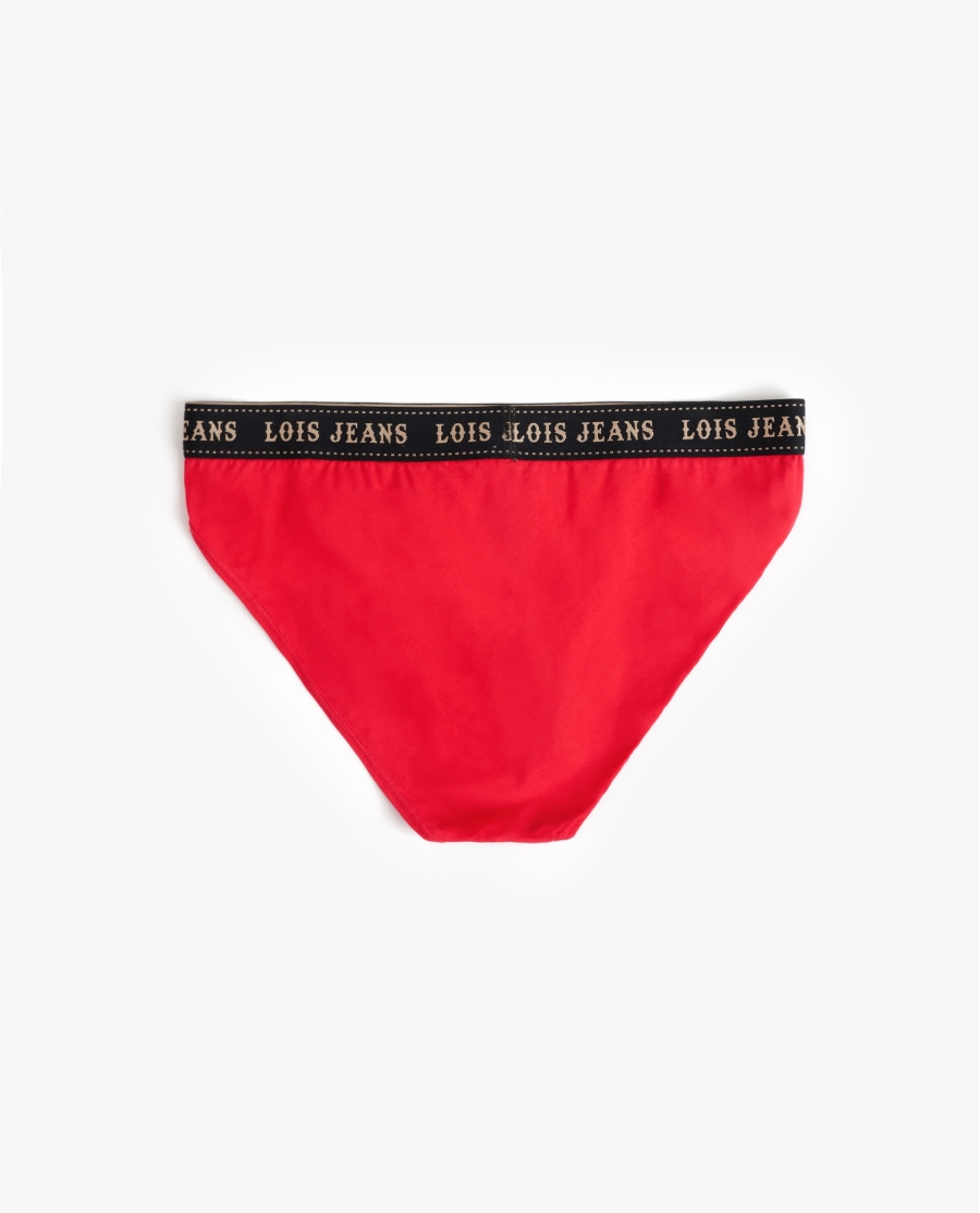 LOIS Calzoncillo/Slip Moto para Hombre, (Caja 12 unidades) ROJO