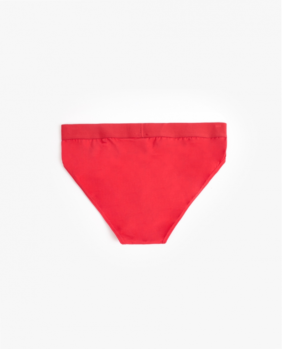 ADMAS Calzoncillo/Slip Beermas para Hombre, (Caja 12 unidades) ROJO