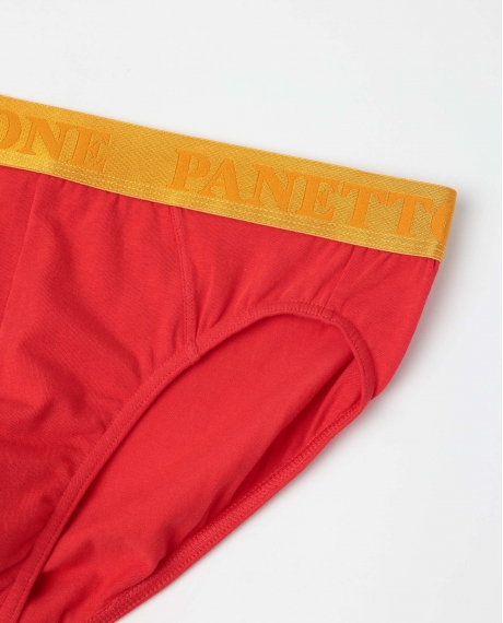 ADMAS Calzoncillo/Slip Panettone para Hombre, (Caja 12 unidades) ROJO 2