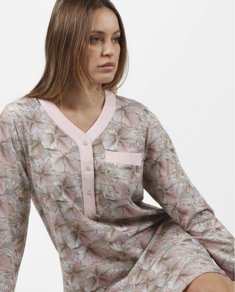 ADMAS GARDEN Camisola Manga Larga Made With Love para Mujer ROSA