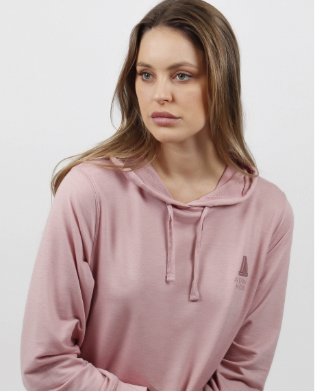 ADMAS HOME Pijama Capucha Manga Larga Make it Happen para Mujer ROSA PALO