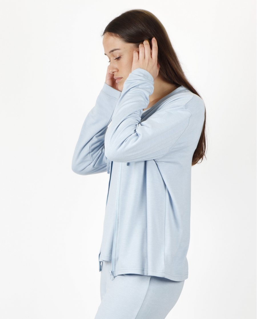 ADMAS Chaqueta Manga Larga The Silence para Mujer AQUA