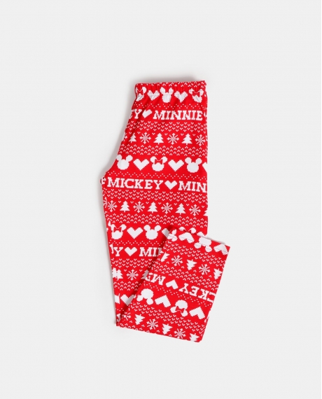 DISNEY Pijama Manga Larga Mickey Christmas para Niño ROJO 2