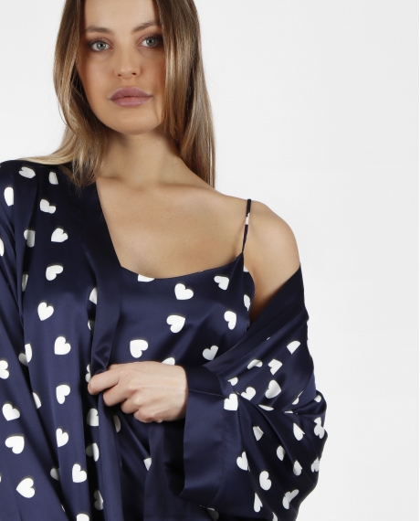 ADMAS CLASSIC Bata Love Heart para Mujer MARINO